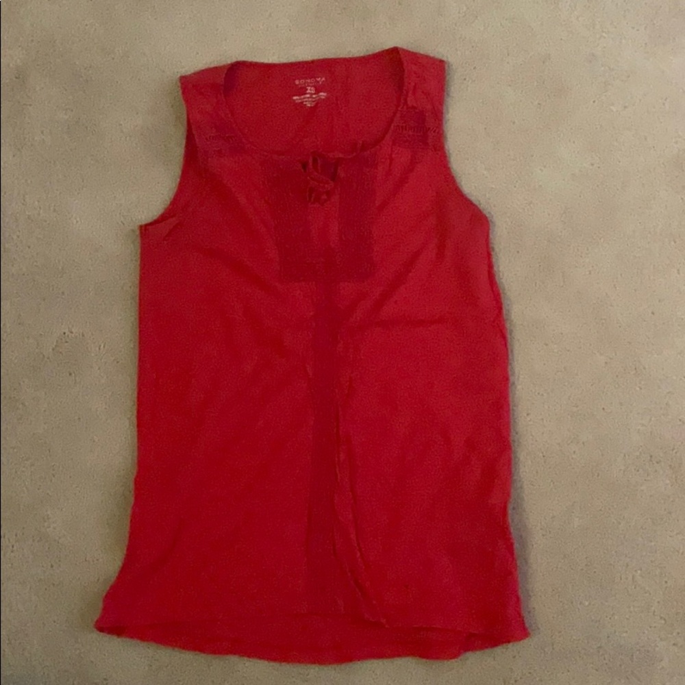 Sonoma Red Tank Top